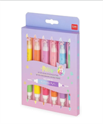 LEGAMI - SET DI 6 EVIDENZIATORI DOPPIA PUNTA PASTELLO E NEON