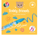 LEGAMI - SET DI 12 PASTELLI A CERA TEDDY FRIENDS