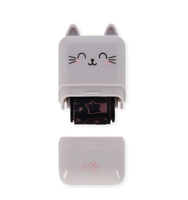 TIMBRO DECORATIVO A RULLO - KITTY - ROLLER STAMP