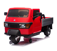 APE CAR PIAGGIO 12 V. TRICICLO COLORE ROSSO