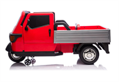 APE CAR PIAGGIO 12 V. TRICICLO COLORE ROSSO