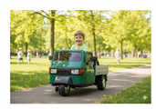 APE CAR PIAGGIO 12VOLTS RADIOCOMDATO VERDE