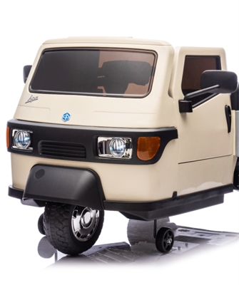 APE CAR PIAGGIO 12V CREMA