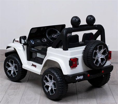 JEEP RUBICON 12V CON LICENZA UFFICIALE LUCI LED BIANCO