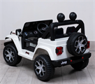 JEEP RUBICON 12V CON LICENZA UFFICIALE LUCI LED BIANCO