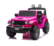 JEEP WRANGLER RUBICON 12V CON TELECOMANDO ROSA