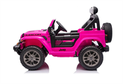 JEEP WRANGLER RUBICON 12V CON TELECOMANDO ROSA
