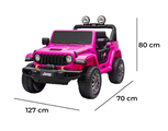 JEEP WRANGLER RUBICON 12V CON TELECOMANDO ROSA