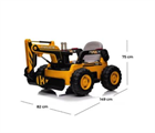 ESCAVATORE ELETTRICO 12V GIALLO