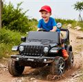 JEEP RUBICON 12 V. COLORE NERO CON TELECOMANDO