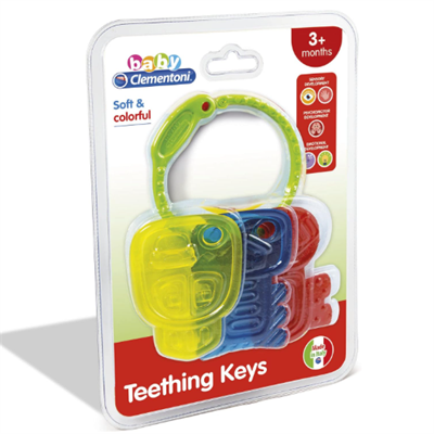 CLEMENTONI CHIAVI MORDICCHIOSE, REALIZZATE IN PLASTICA MORBIDA S