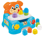 CLEMENTONI SOFT CLEMMY - POLTRONCINA PORTA MATTONCINI CON BLOCCH