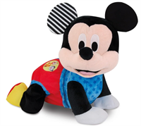 CLEMENTONI DISNEY BABY , BABY MICKEY GATTONA CON ME, PELUCHE PER