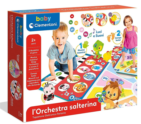 CLEMENTONI BABY L'ORCHESTRA SALTERINA, TAPPETO MUSICALE INTERATT