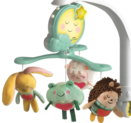 Baby Clementoni - Goodnight Cot Mobile, Giocattolo Musicale per