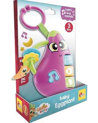 LISCIANI GIOCHI - CAROTINA BABY EGGPLANT, SONAGLINO ELETTRONICO