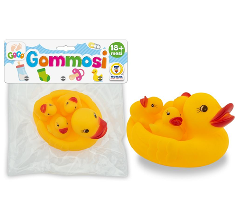 GIOCHI BAGNETTO GOMMOSI BABY PAPEROTTI 4 PZ