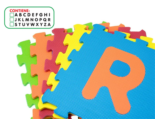 GOGO TAPPETINI PUZZLE LETTERE 320X320X10CM CONFEZIONE CONTIENE9P