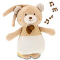 CARILLON ORSETTO MORBIDOSO GOGO 21 CM - PELUCHE MUSICALE NEONATI