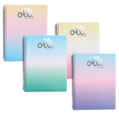 Quaderni Spiral Olli Rainbow A5 PPL 70 ff 70gr. 1 Rigo