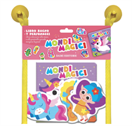 LIBRO DA BAGNO MONDI MAGICI, INCLUDE UN LIBRICINO IMPERMEABILE