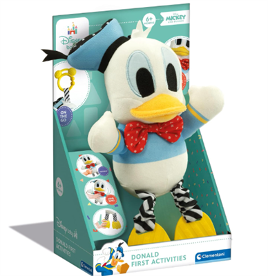 CLEMENTONI- DONALD DUCK PELUCHE PRIME ATTIVITA