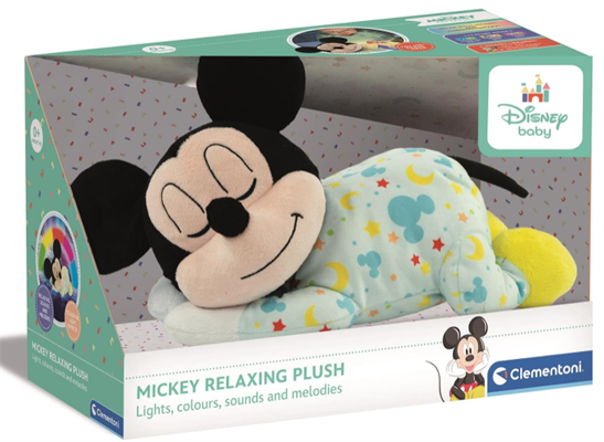 CLEMENTONI- BABY MICKEY PELUCHE RILASSANTE