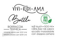 BORRACCIA MEMOTAK BOTTLE SOFT TOUCH BANANA 500ml