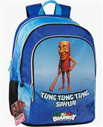 ZAINO SCUOLA SKIFIDOL ITALIAN BRAINROT TUNG TUNG SAHUR 3 ZIP