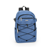 ZAINO ORGANIZZATO ROPE MONOCOLORE DUSTY BLUE COMIX