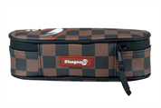 PORTAPENNE DISEGNO 38 LUPO - ROUND - MARRONE