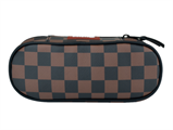 PORTAPENNE DISEGNO 38 LUPO - ROUND - MARRONE
