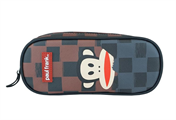 ASTUCCIO OVALE TRE ZIP PAUL FRANK MARRONE