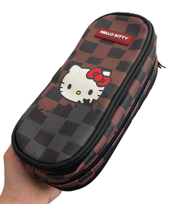 ASTUCCIO 3 SCOMPARTI ECOPELLE HELLO KITTY