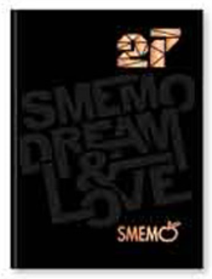 DIARIO/AGENDA SMEMORANDA 12x16,5 LITE 16M 2027 NERO/ORO