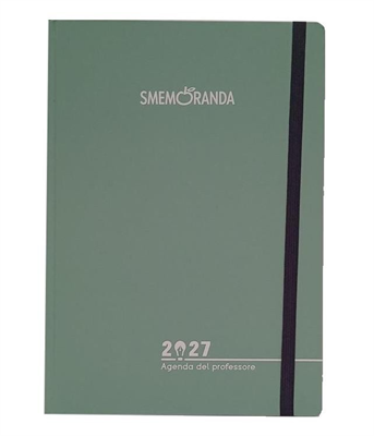 DIARIO AGENDA SMEMO DEL PROFESSORE SETTIMANALE 2026/2027 VERDE