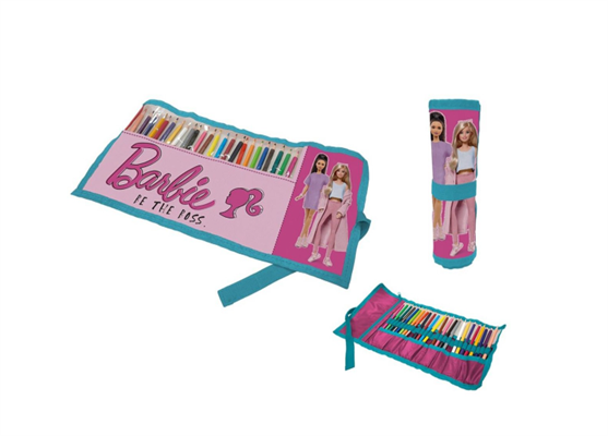 ASTUCCIO ROLL CON 24 PASTELLI BARBIE