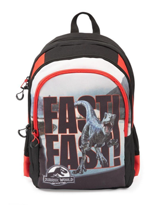 ZAINO SCUOLA 3 SCOMPARTI ROUND JURASSIC WORLD