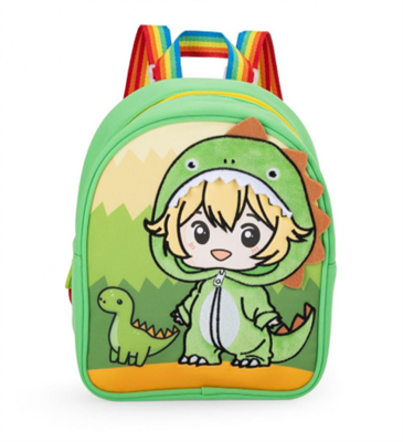 MINI ZAINO ASILO SO KAWAII DINO VERDE