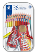 ASTUCCIO IN METALLO CON 36 MATITE STAEDTLER