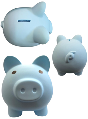 SALVADANAIO SWIPE PIGGY BANK AZZURRO