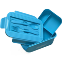 SWIPE PORTA PRANZO CON POSATE 1500ML AZZURRO