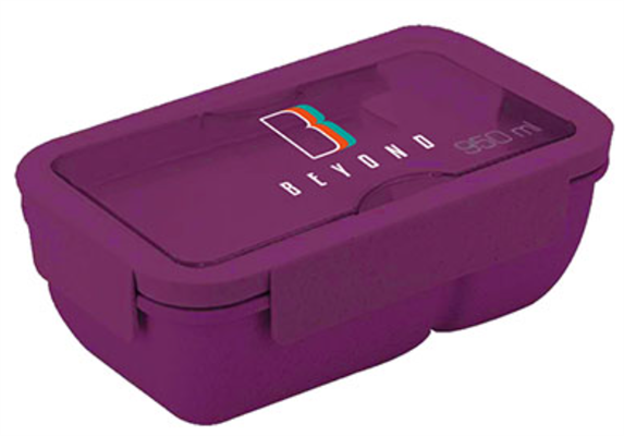 BEYOND PORTA PRANZO CON POSATE 950ML VIOLA