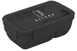BEYOND PORTA PRANZO CON POSATE 950ML NERO