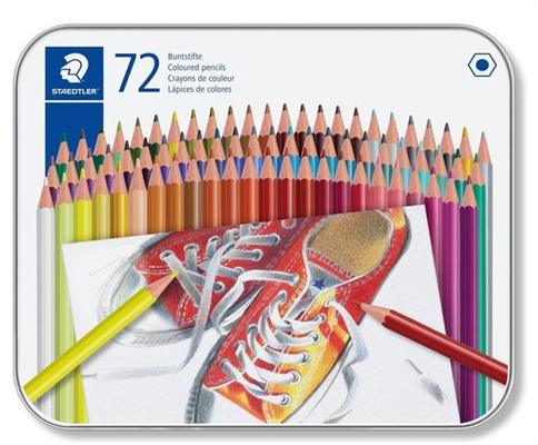 ASTUCCIO IN METALLO CON 72 MATITE STAEDTLER