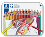 ASTUCCIO IN METALLO CON 72 MATITE STAEDTLER