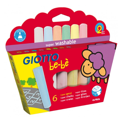 GIOTTO BE-BÈ 6 GESSI COLORATI