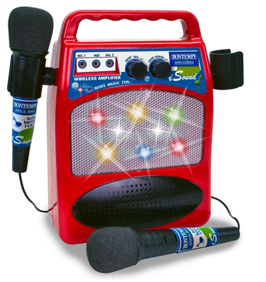BONTEMPI L'AMPLIFICATORE WIRELESS CON DOPPIO MICROFONO