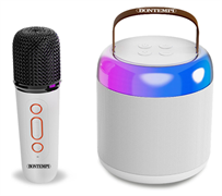 BONTEMPI CASSA ACUSTICA WIRELESS CON MICROFONO SENZA FILO E RGB