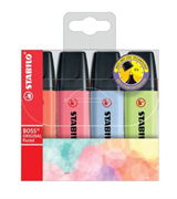 SET 4 EVIDENZIATORI STABILO BOSS